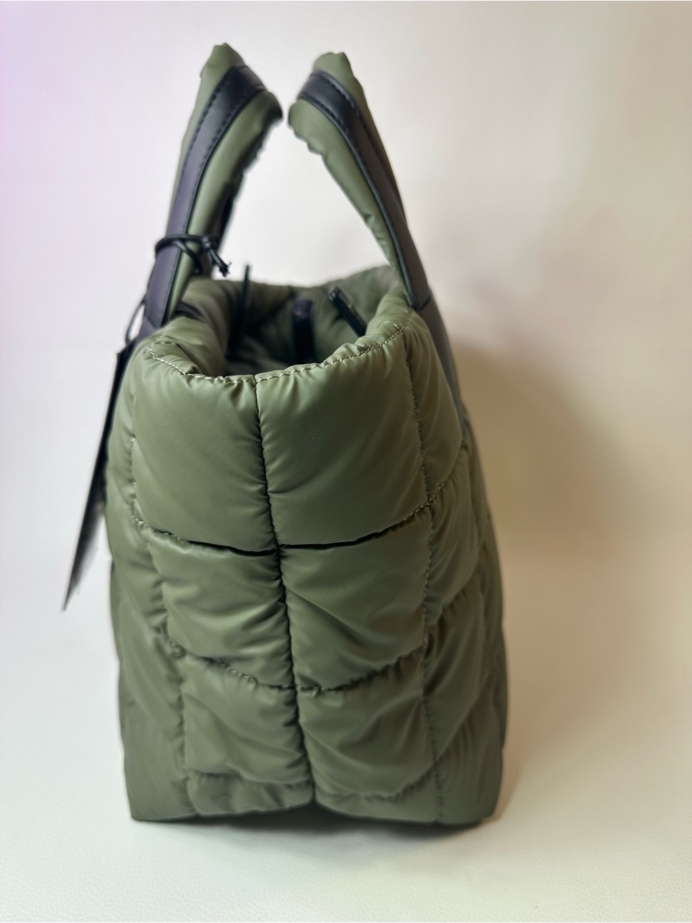 NEW VEE COLLECTIVE SMALL PORTER TOTE MOSS GREEN - Picture 5 of 12